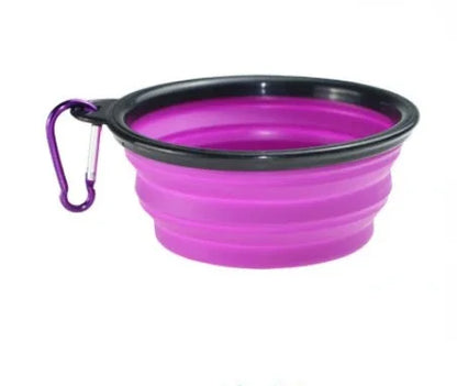 Portable Folding Silicone Pet Bowl