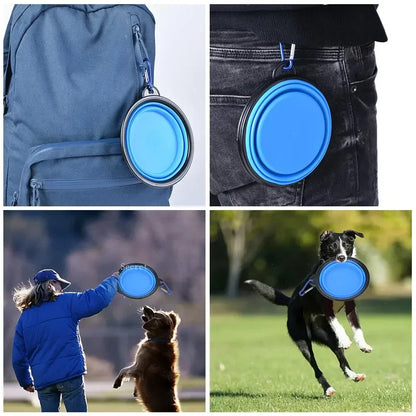 Portable Folding Silicone Pet Bowl