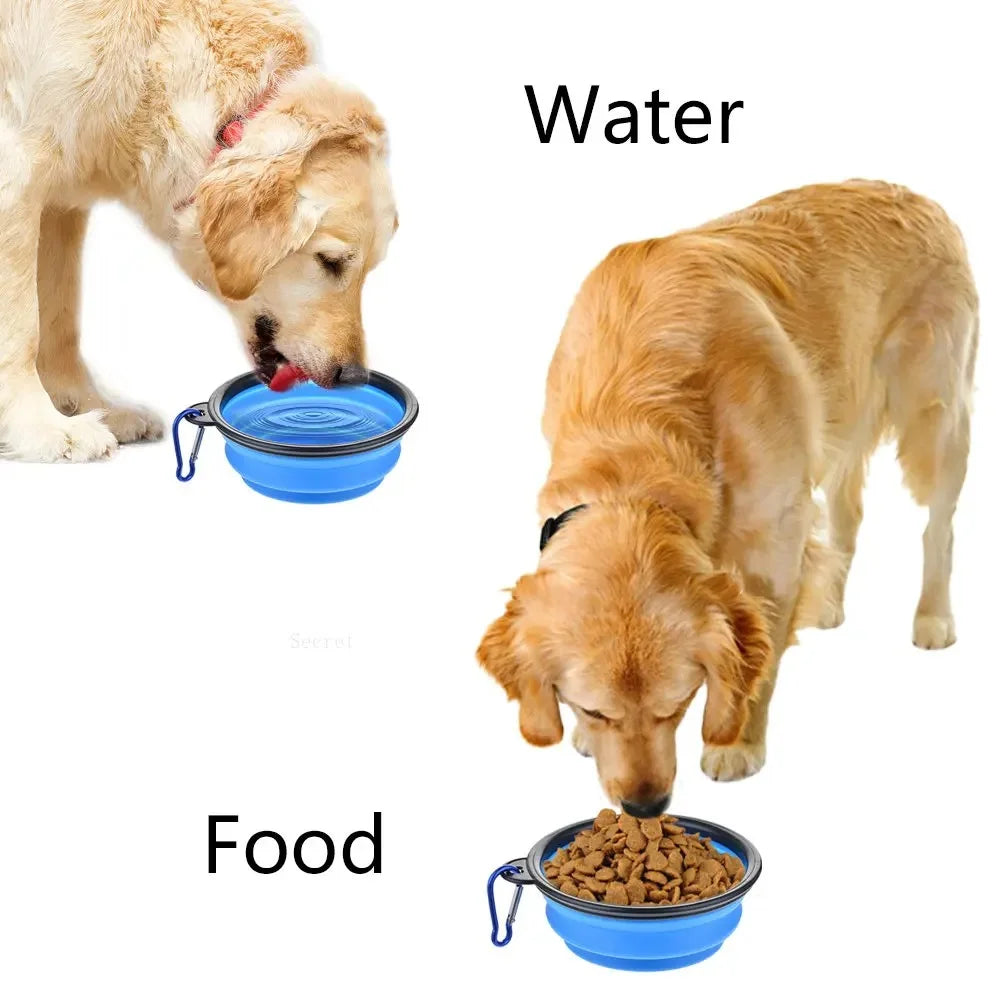 Portable Folding Silicone Pet Bowl